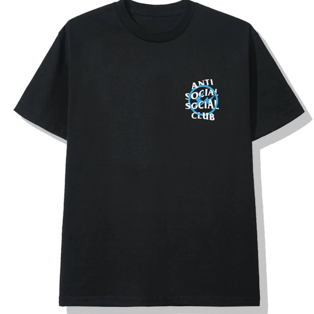Anti Social Social Club x Fragment Blue Bolt Tee